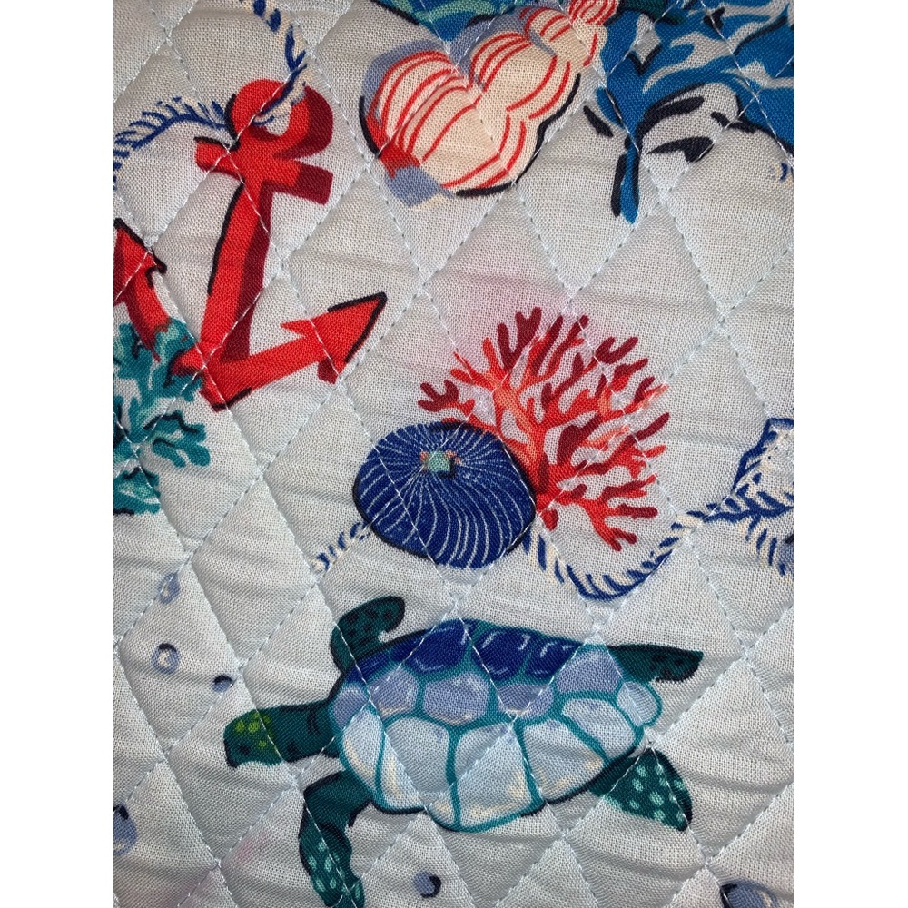 VERA BRADLEY sealife NAUTICAL beach theme Antilles tote bag - Picture 15 of 15